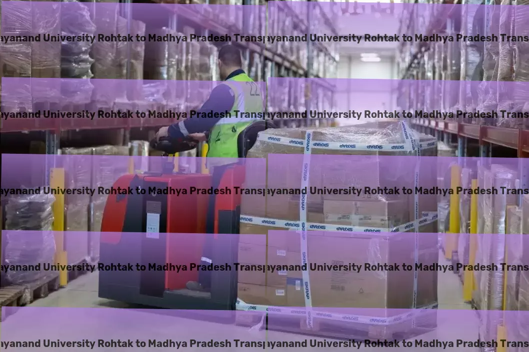 Maharshi Dayanand University Rohtak to Madhya Pradesh Part Load Transport Optimizing your supply chain with robust Indian logistics support! - Express goods operations